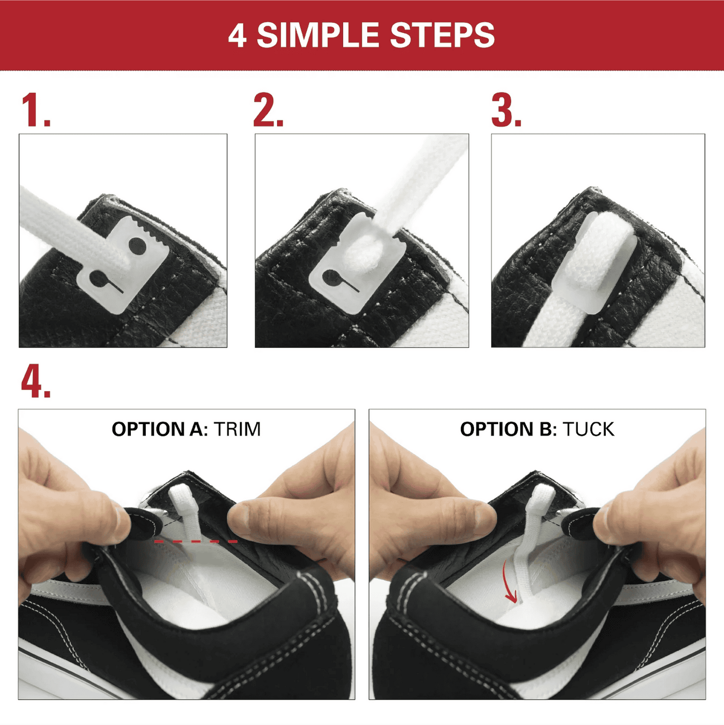 3-Pack Lace Anchors® 2.0